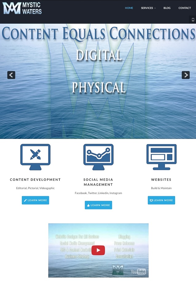 Mystic Waters Media Website 2015